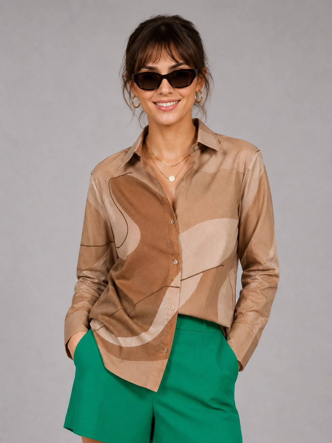 Brown Patches Universal Style – Unisex Shirt Collection