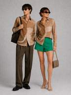 Brown Patches Universal Style – Unisex Shirt Collection
