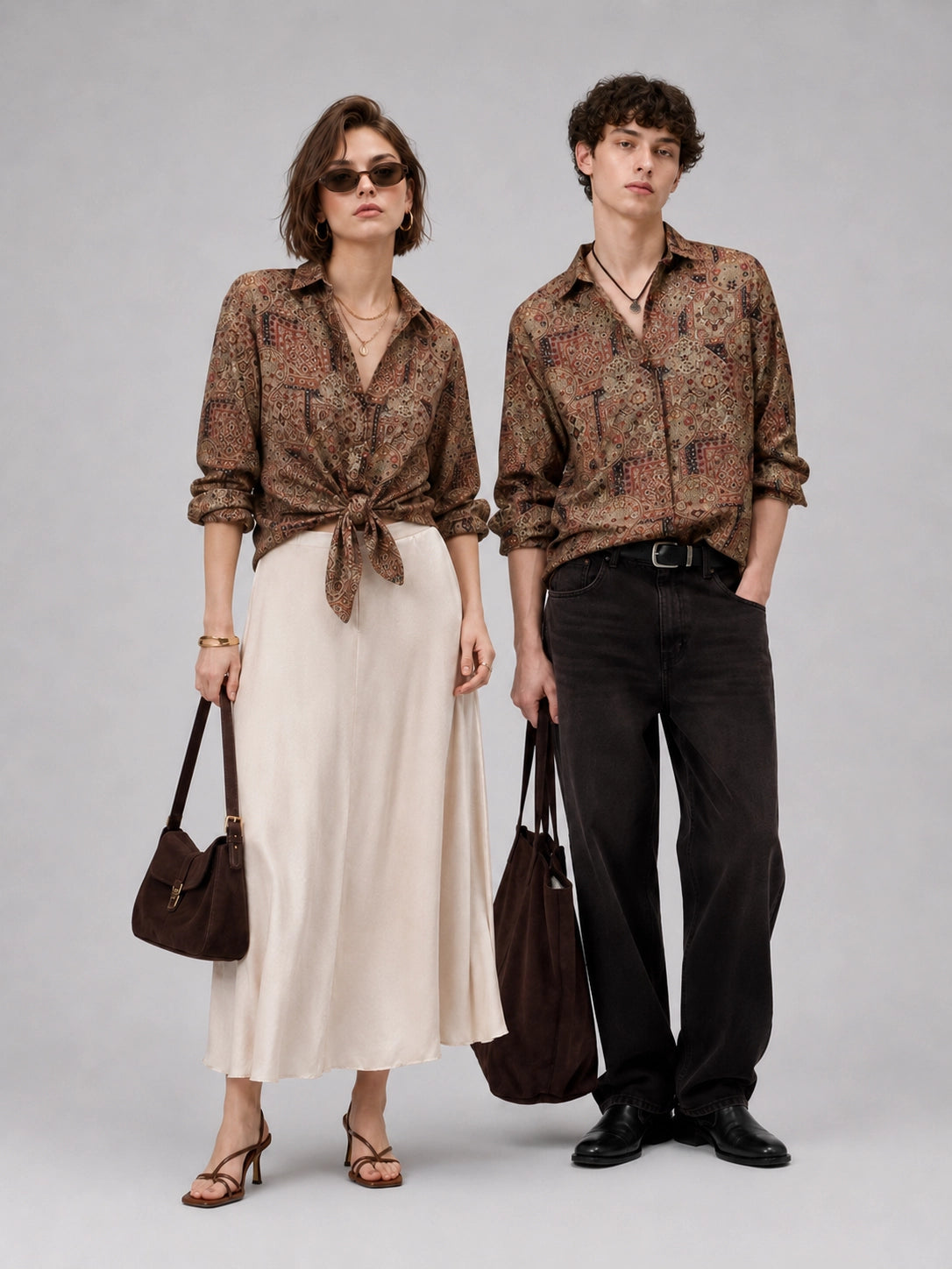 Brown Patch Universal Style – Unisex Shirt Collection