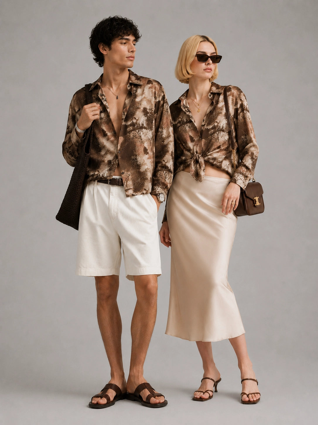 Brown Punk Universal Style – Unisex Shirt Collection