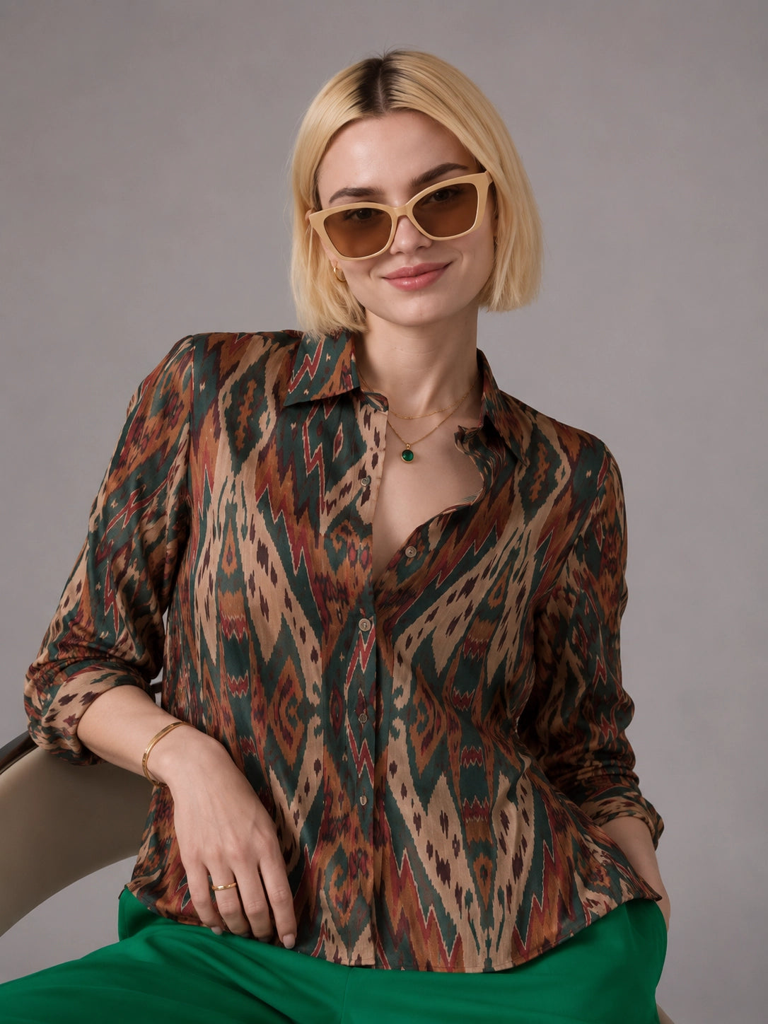 Brown Sakura Universal Style – Unisex Shirt Collection