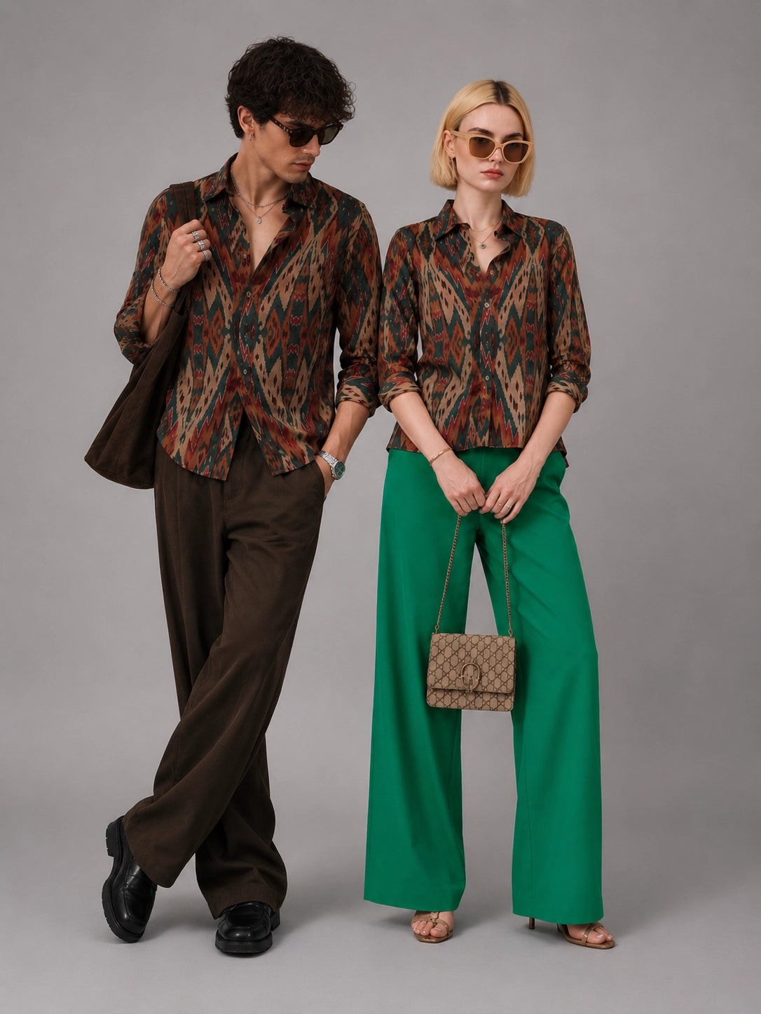 Brown Sakura Universal Style – Unisex Shirt Collection