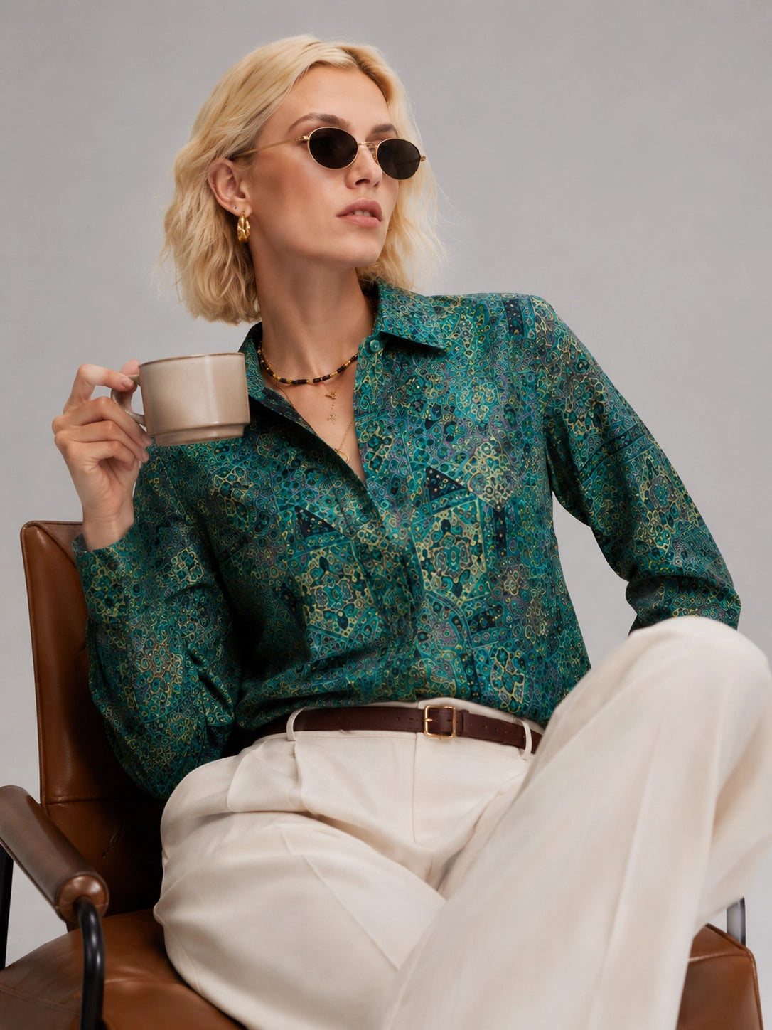 Dark Green Universal Style – Unisex Shirt Collection