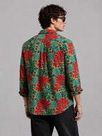 Green Kalamkari Universal Style – Unisex Shirt Collection