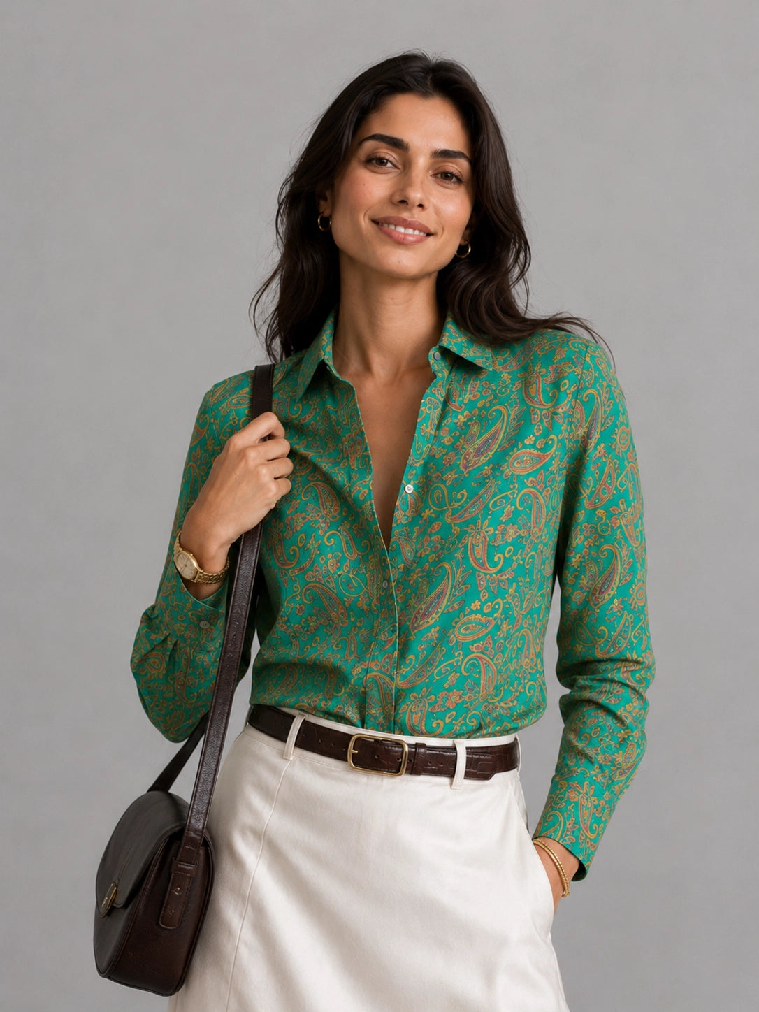 Green Monochrome Universal Style – Unisex Shirt Collection