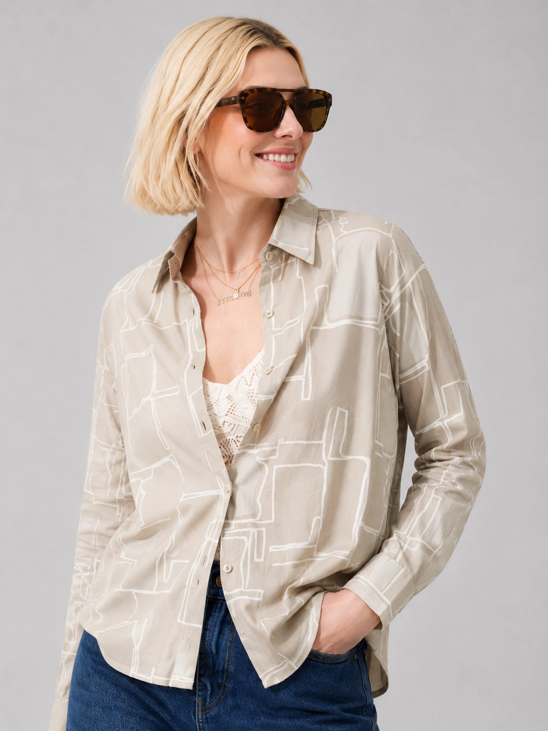 Grey Lines Universal Style – Unisex Shirt Collection