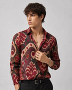 Maroon Mandala Universal Style – Unisex Shirt Collection