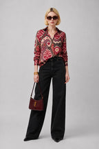Maroon Mandala Universal Style – Unisex Shirt Collection