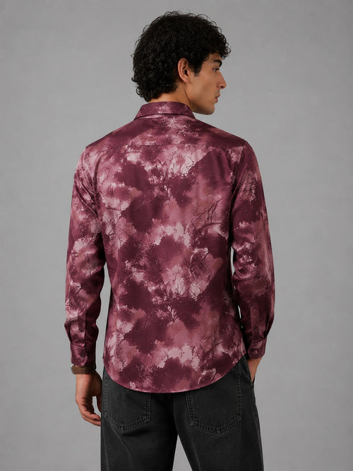 Maroon Punk Universal Style – Unisex Shirt Collection