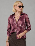 Maroon Punk Universal Style – Unisex Shirt Collection