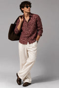 Maroon Sakura Universal Style – Unisex Shirt Collection