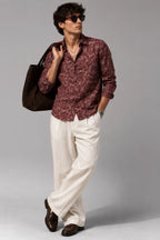 Maroon Sakura Universal Style – Unisex Shirt Collection