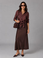 Maroon Sakura Universal Style – Unisex Shirt Collection
