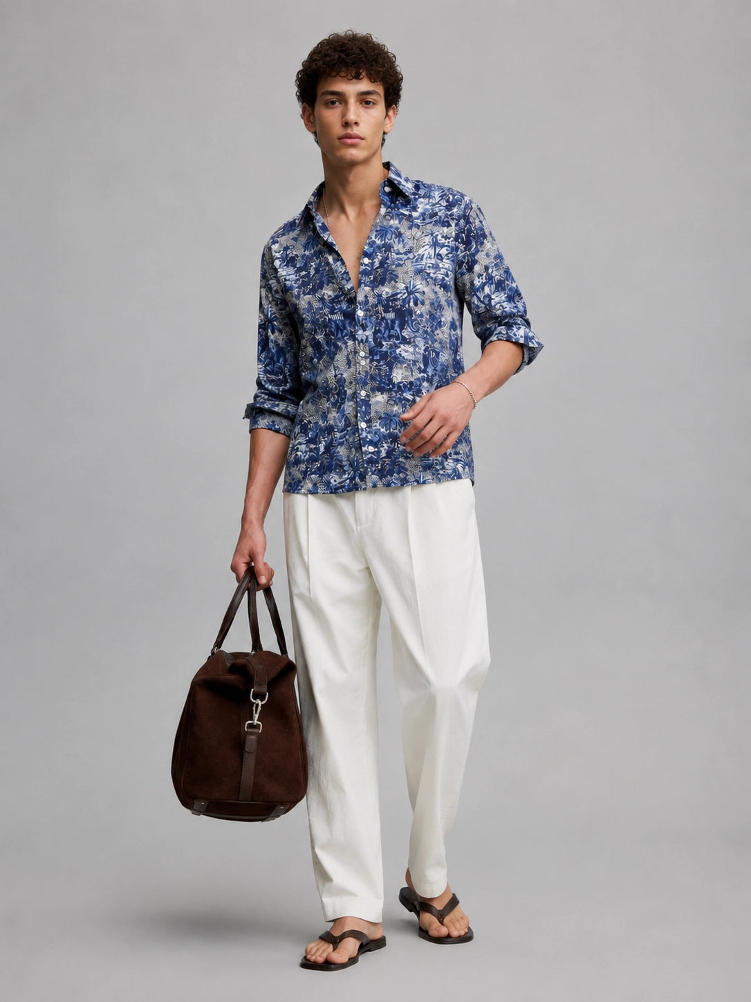 Navy Mandala Universal Style – Unisex Shirt Collection