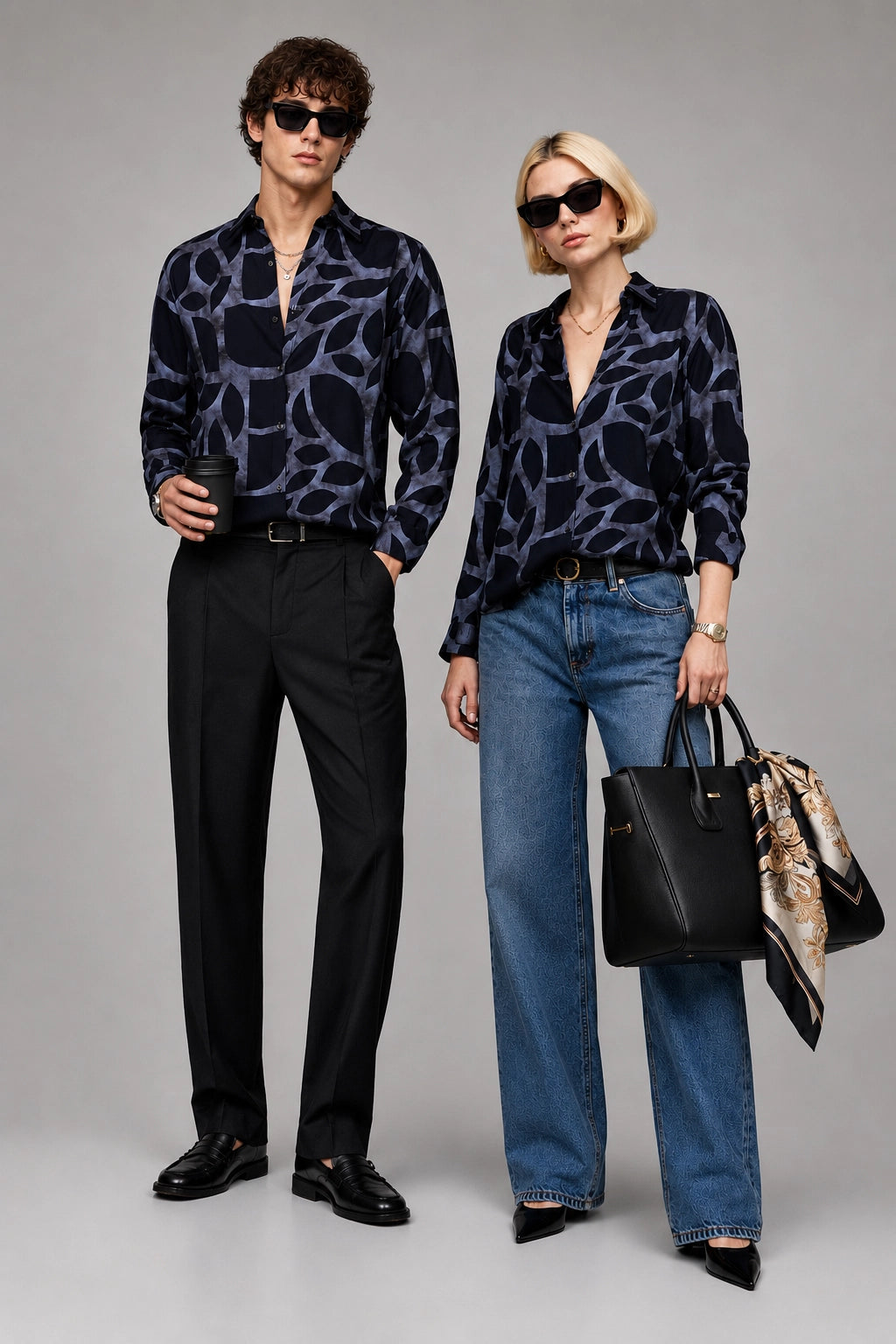 Navy Rock Universal Style – Unisex Shirt Collection