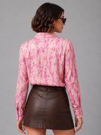 Peach Flory Universal Style – Unisex Shirt Collection