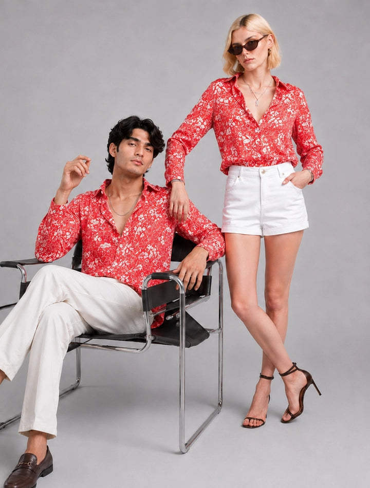 Pink Flower Universal Style – Unisex Shirt Collection