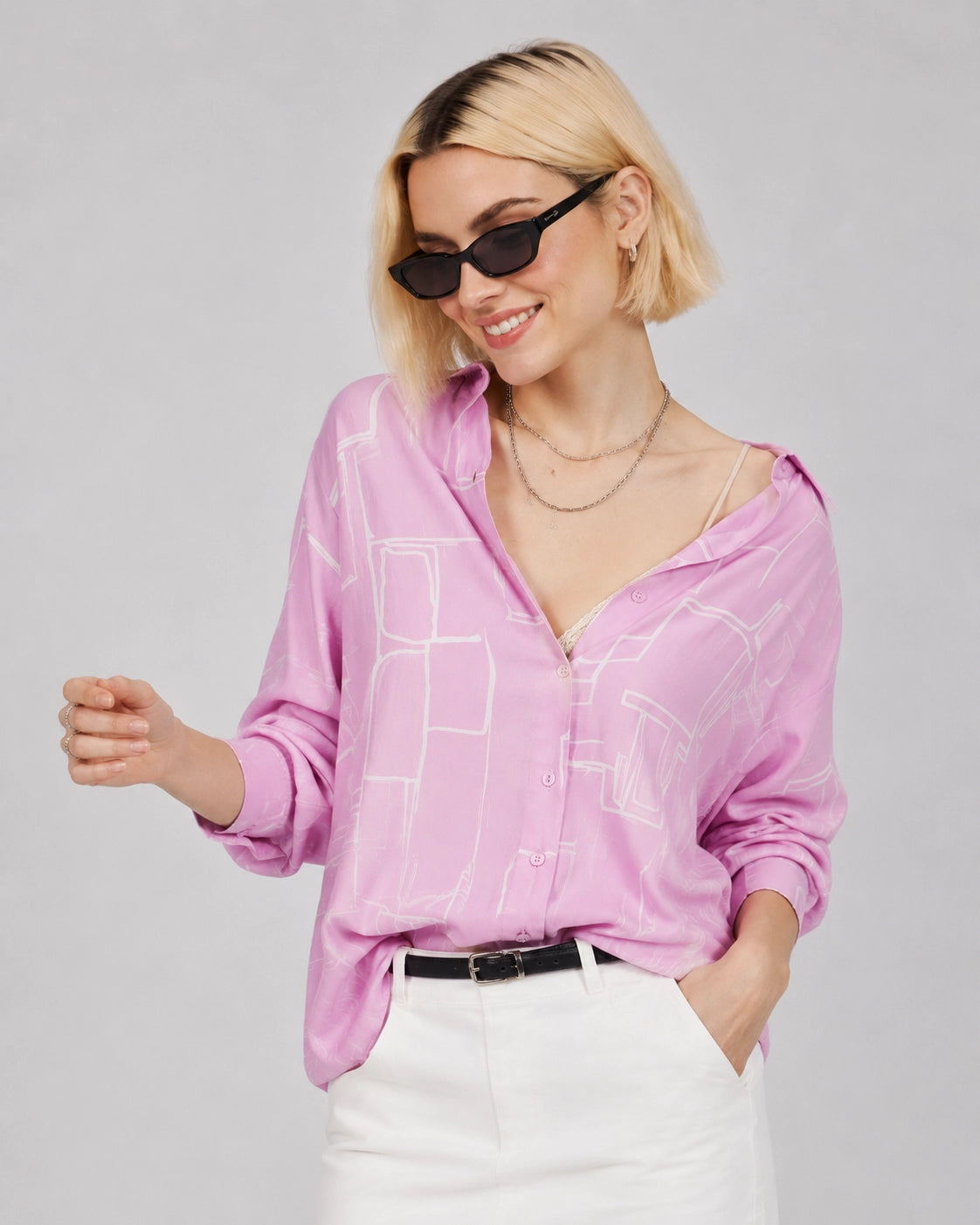 Pink Lines Universal Style – Unisex Shirt Collection