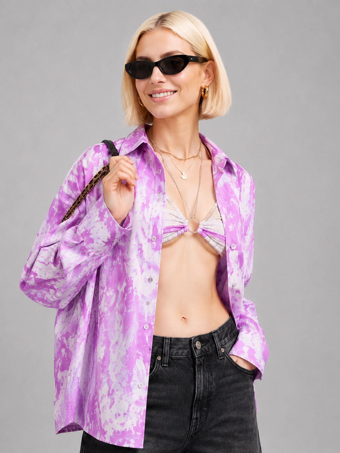 Purple Anime Universal Style – Unisex Shirt Collection