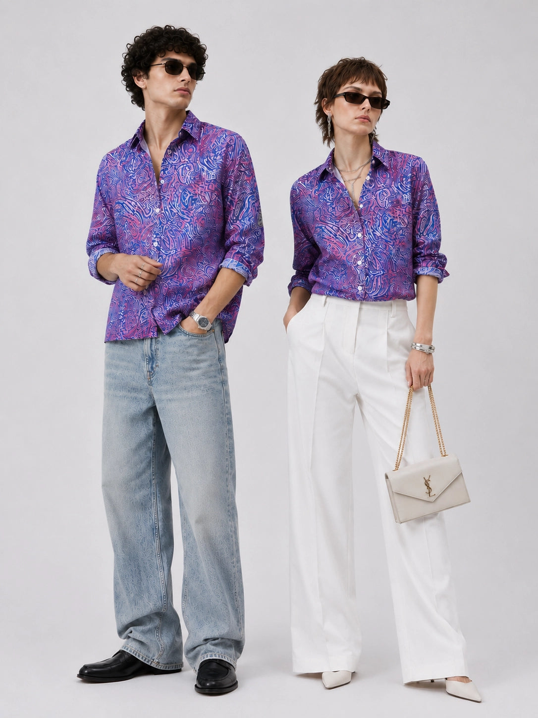 Purple Aztech Universal Style – Unisex Shirt Collection