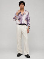 Purple Organza Universal Style – Unisex Shirt Collection