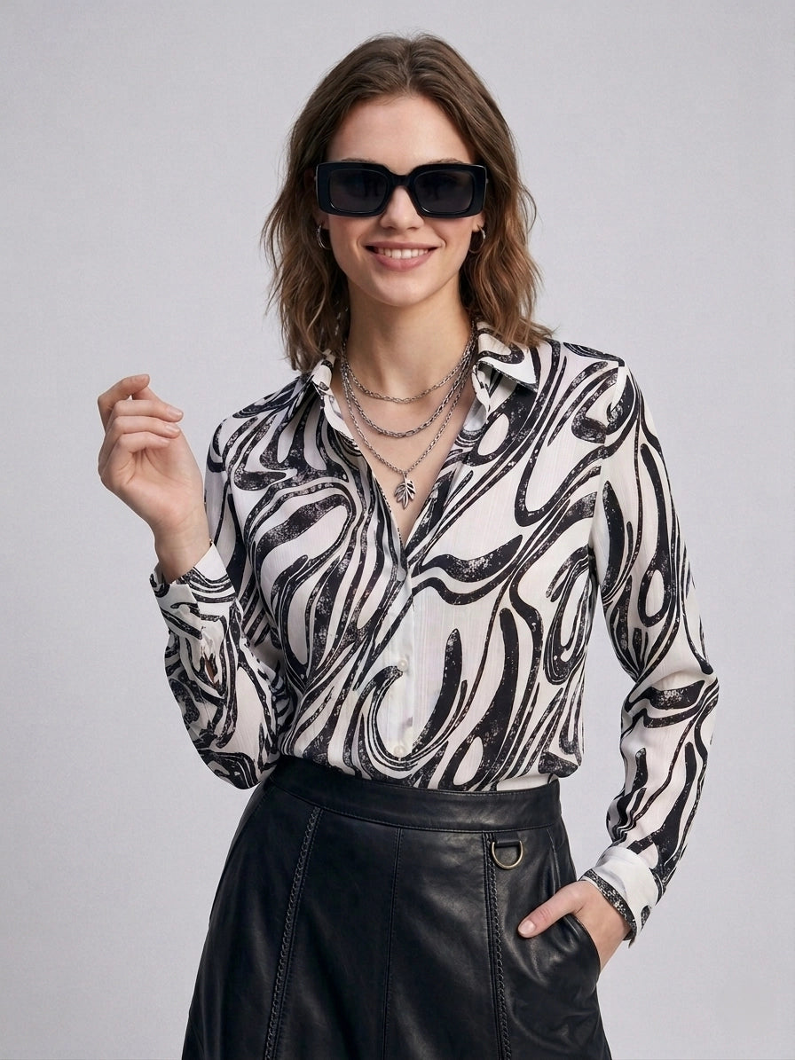 White illusion Universal Style – Unisex Shirt Collection