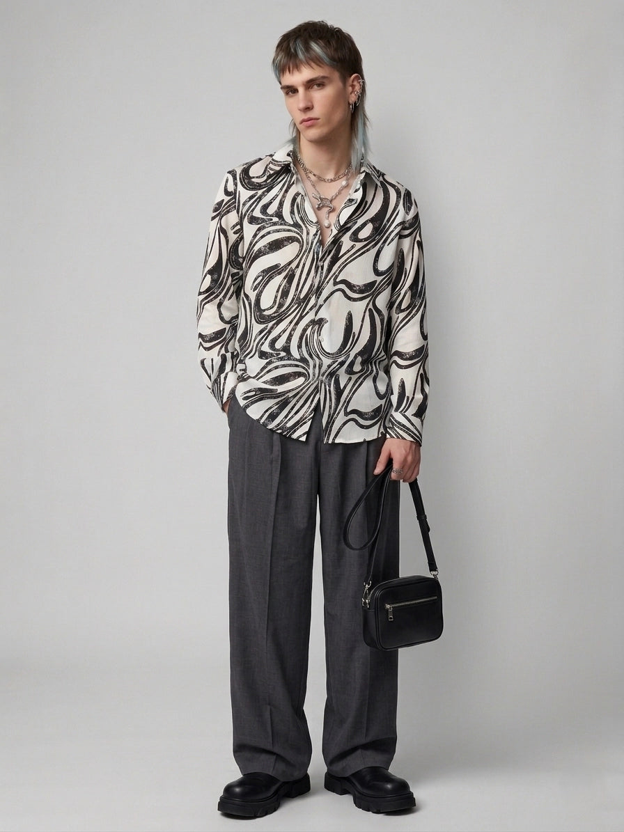 White illusion Universal Style – Unisex Shirt Collection
