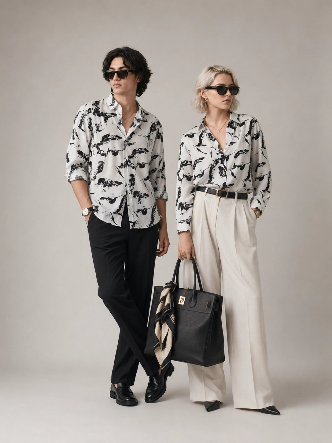 White Tiles Universal Style – Unisex Shirt Collection