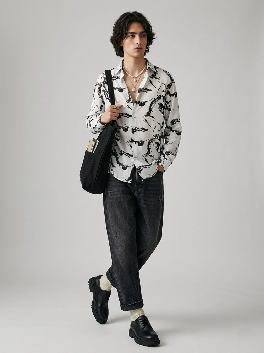 White Tiles Universal Style – Unisex Shirt Collection