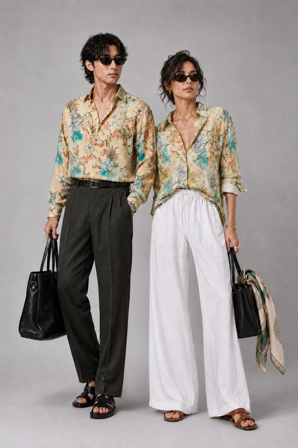 Yellow Retro Universal Style – Unisex Shirt Collection