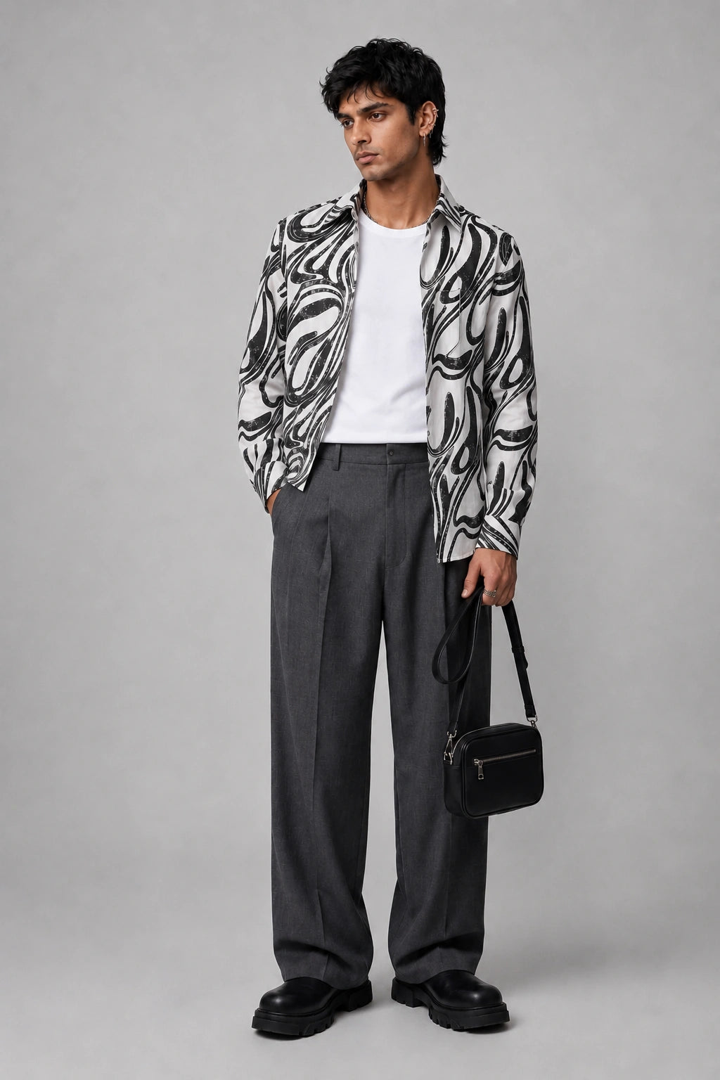 White illusion Universal Style – Unisex Shirt Collection