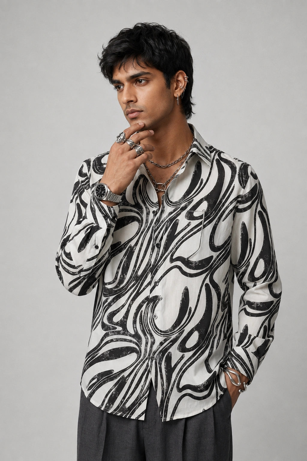 White illusion Universal Style – Unisex Shirt Collection