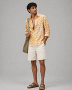 Yellow Floral Universal Style – Unisex Shirt Collection