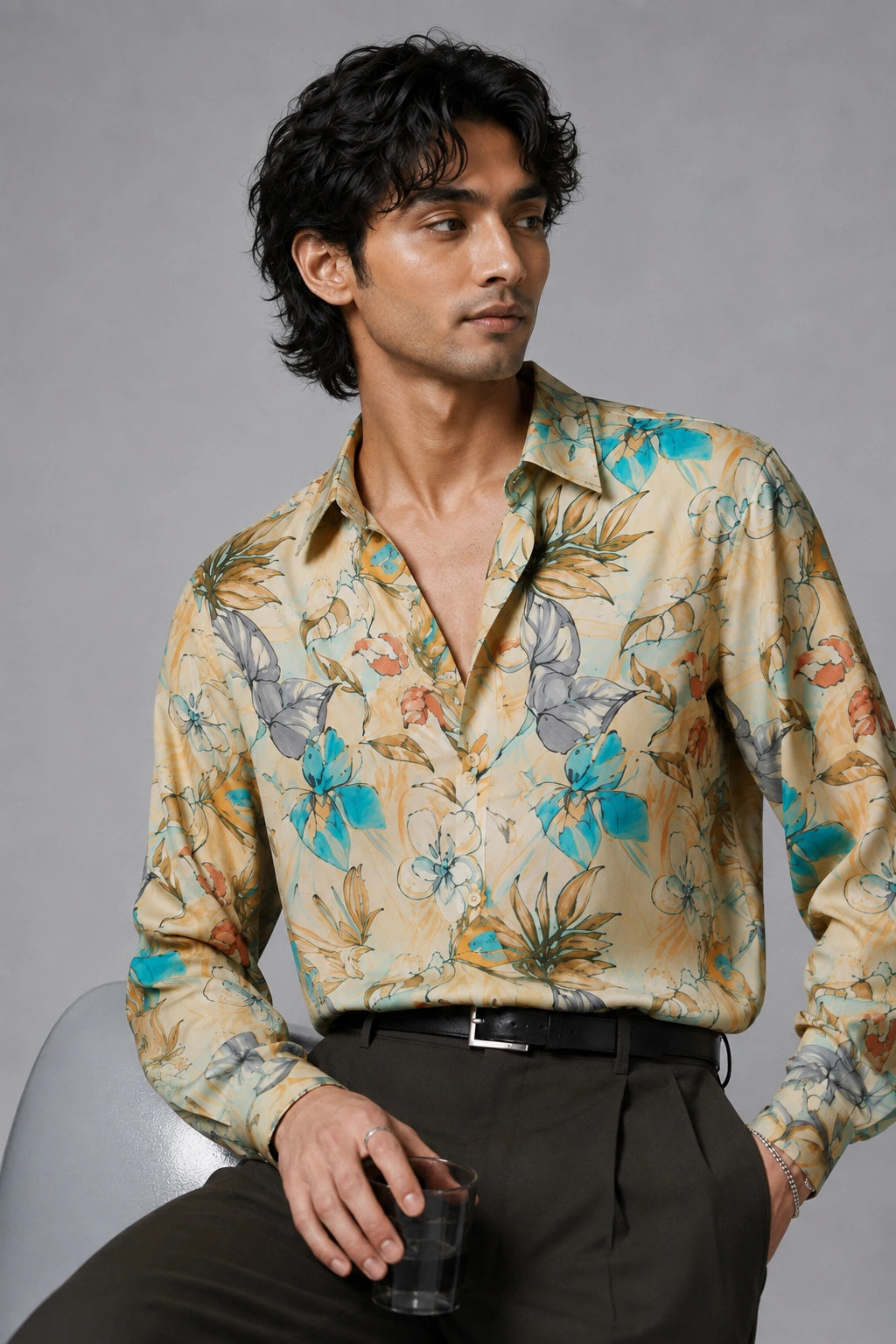 Yellow Retro Universal Style – Unisex Shirt Collection