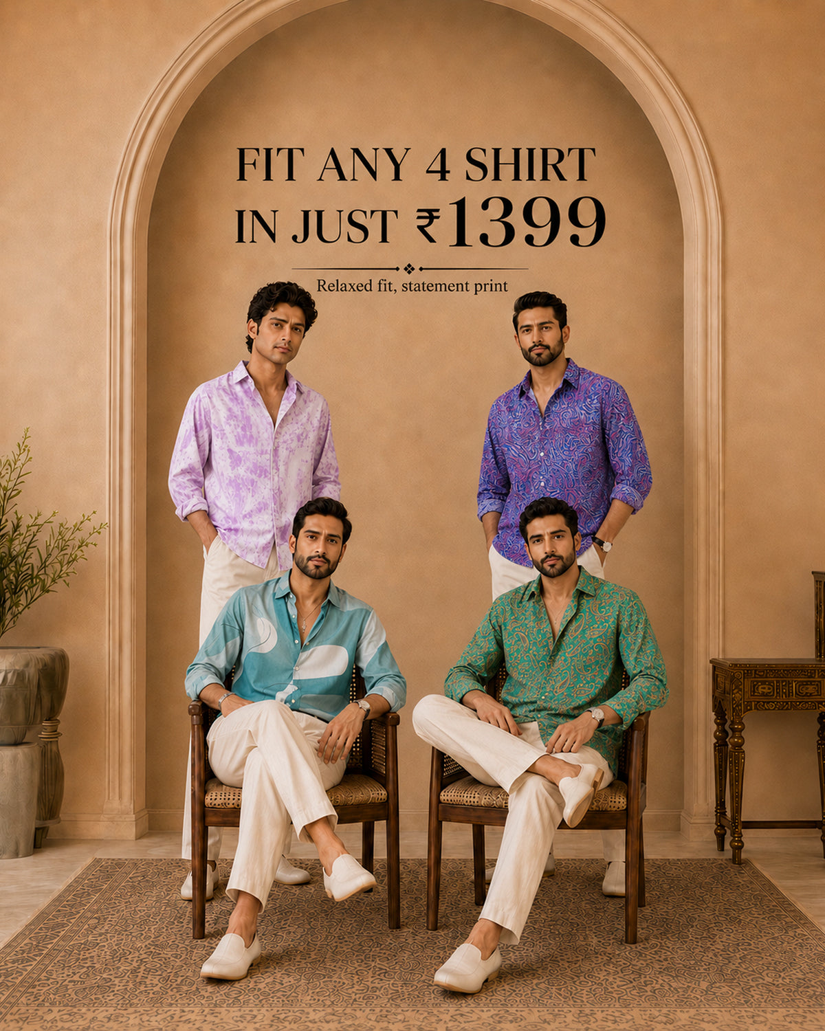 Pick Any 4 - Printed Shirts